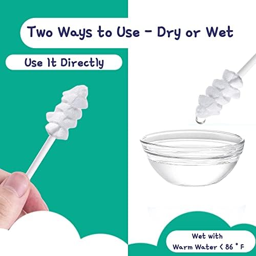 Little Fox Baby Oral Cleaner 42Pcs [Upgrade Designed] +1pc Free Finger Toothbrush with Case, Tongue, Mouth and Gums Cleaner, Newborn Toothbrush, Infant Oral Care and Cleaning for 0-36 Month Baby