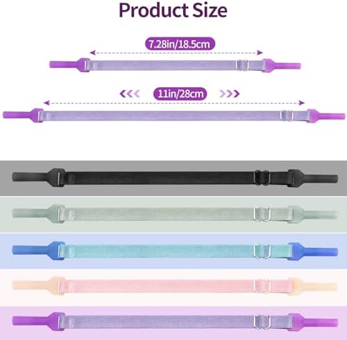 5 Pcs Adjustable Eyeglass Straps Anti-Slip Eyewear String Lanyard Retainers Sunglasses Eyeglasses for Men Women Kids