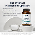 Designs for Health Magnesium Glycinate Complex - Chelated Magnesium Bisglycinate + High Absorption Magnesium for Calming & Sleep, Heart Health, Immune Support & Bone Strength - Vegan (120 Capsules)
