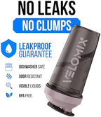 VELOMIX -3 PACK- 18 oz Protein Shaker Bottle for Protein Mixes - 3x Wire Whisk | Leak Proof Shaker Cups for Protein Shakes | Stackable Protein Shaker Bottle Pack | Dishwasher Safe