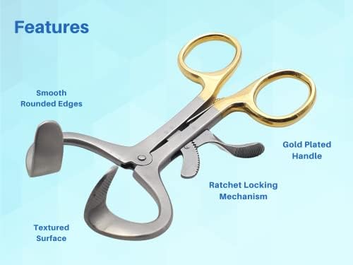 ARTMAN INSTRUMENTS Dental Molt Mouth Gag – 4.75" Long with 2" Opening, Surgical Mouth Opener for Dental and Oral Procedures