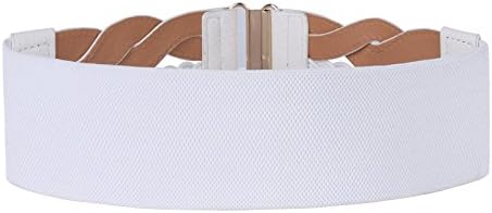 GRACE KARIN Women's Elastic Wide Belts Vintage Stretchy Belt Retro Fashion Cinch Belts for Dresses