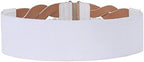 GRACE KARIN Women's Elastic Wide Belts Vintage Stretchy Belt Retro Fashion Cinch Belts for Dresses