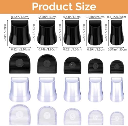 High Heel Protectors Heel Caps, 10 Pairs Heel Covers for High Heel Shoes Anti Slip Noise Reducing U Shape Heel Stoppers Stiletto Tip Covers for Weddings Grass Gravel Outdoor Use Black