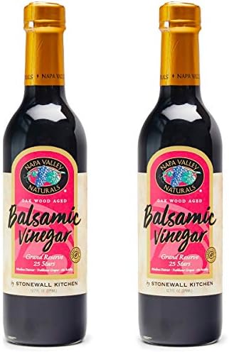 Napa Valley Naturals Grand Reserve Balsamic Vinegar, 12.7 Ounce (2-Pack)