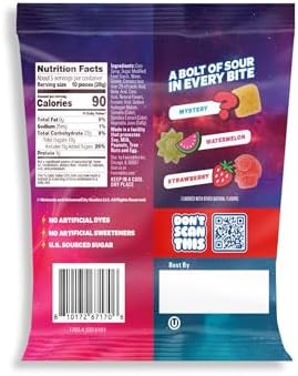 MrBeast Feastables Sour Boosts Gummy Candy, 12 Count, Limited Edition for The Super Mario Galaxy Movie, 4.5oz Each