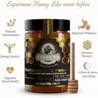 Ellora Farms Greek Honey Single Estate PDO, Pine & Thyme Honey Unfiltered, Gift Pack with Dipper, Beekeepers Reserve, Raw & Unfiltered, Gluten Free - 450g (16oz)