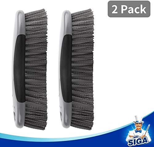 MR.SIGA Multi-Purpose Heavy Duty Scrub Brush - Pack of 2