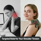 Neck Massager with Heat for Pain Relief Deep Tissue Cordless Neck and Shoulder Massager with Heat and Fingers Bionic Hand Electric Cervical Back Massagers– Use 5V/2A Standard USB Charger Only