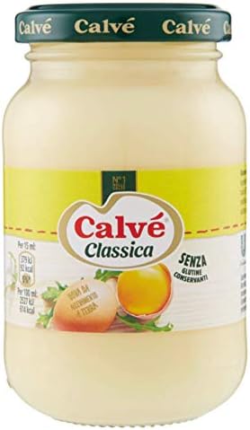 Calvè:"Classica" Italian Mayonnaise 225ml Jar (Pack of 2) Total 450ml