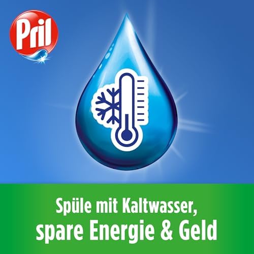Pril Original Lime (675 ml), Hand Dishwashing Liquid with Highest Degreasing Power, for Clean Dishes, Even in Cold Water, Fresh Lime Fragrance