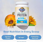 Garden of Life Protein Powder, Vegan Protein Powder, BCAA, Probiotics & Digestive Enzymes, Gluten & Lactose Free, Vanilla, 1.5 LB