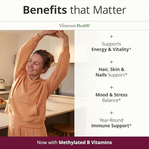 Multivitamin for Women with Methylated Vitamins and Chelated Minerals for Energy, Focus and Immune Health – Premium Daily Womens Multivitamins & Multiminerals – 60 Capsules