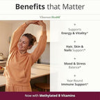 Multivitamin for Women with Methylated Vitamins and Chelated Minerals for Energy, Focus and Immune Health – Premium Daily Womens Multivitamins & Multiminerals – 60 Capsules