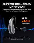 ELEHEAR-Beyond Hearing Aids, OTC Hearing Aids for Seniors and Adults with AI Powered Speech Enhancement, Superior Sound Quality, Bluetooth Enabled & App Control, Upgraded Receiver