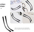 Hemoton 1 Pair Glasses Accessories Universal Sunglasses Temple Eyeglass Arm Covers Eyeglasses Parts Glasses Repair Legs Sunglass Arm Sleeve Eyeglasses Frame End Tip Ear Metal Legs