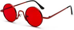 Men Women Retro Metal Round Reading Glass UV Protection Tinted Lens Outdoor Reading Glasses