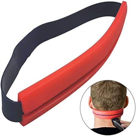 Neckline Shaving Template and Hair Trimming Guide - Barber Style Hands-Free Cut Trim and Shave Use for Straight Lines - Shaving Accessories