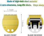 Replacement Narrow Blade Compatible with oster Finisher Trimmer Model 59 and T-Finisher Trimmer Blades Wide, golden