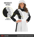 fun shack Victorian Maid Costume, Long Sleeve Dress for Women, Elegant Maid Outfit, Classic Victorian Style