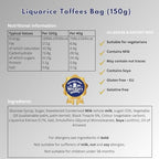 Walkers Nonsuch Liquorice Toffees Bag 5.29 Oz (Pack of 3) – Black Licorice Candy, British Chewy Toffee Candy, Old Fashioned Sweets, Traditional English Treats, Imported from UK