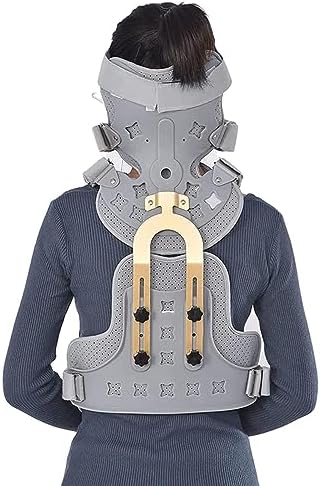 Head Neck Thoracic Orthosis, Orthosis Adult Head Neck Orthosis for Surgery Thoracic Stent, Fracture Fixation Rehabilitation Brace, Cervical Traction