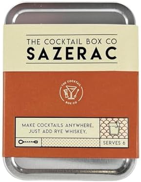 The Cocktail Box Co Sazerac Cocktail Kit - Make Premium Hand Crafted Cocktails Gifts for Him or Her - 1 Kit