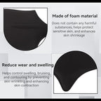 Lumbar Molder Liposuction Back Board, Foam Abdominal Compression Garment Back Lipo Board for Liposuction Recovery and BBI Post Surgery (Black)