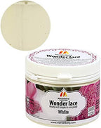 Mendelberg Wonder Lace Edible Lace Paste, White 5.2 Fluid Ounces