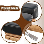 Portable Chiropractic Drop Board with Breathing Holes Extremity Drop Piece Speeder Board for Feet Knees Spinal Alignment