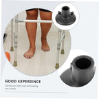 FRCOLOR Foot Pad Rubber Head 4 Pieces Chair Leg Covers Non-Slip Bath Chair Foot Covers Easy to Install