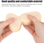 4 Pairs Adhesive Heel Cushion Pads, Back of Heel Grips Inserts Shoe Filler Guards Liners Protector for Loose Shoes & Too Big Boots for Women Men to Improve Shoe Fit (Beige)