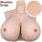YRZGSAWJ Crossdresser breasts Huge Z Cup S Cup Silicone Breastplate Breast Forms Boobs for Crossdresser Drag Queen