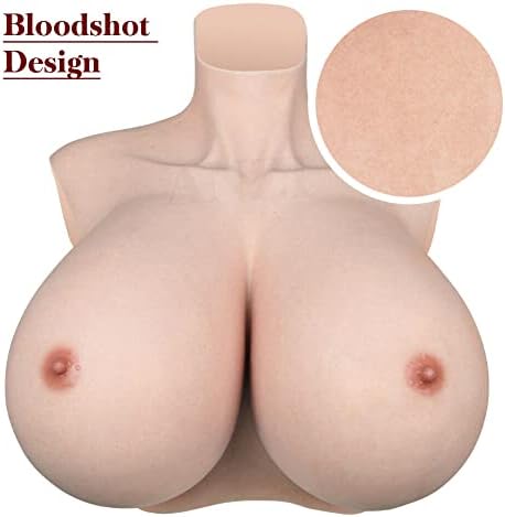 YRZGSAWJ Crossdresser breasts Huge Z Cup S Cup Silicone Breastplate Breast Forms Boobs for Crossdresser Drag Queen