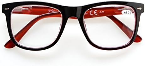 Eyekepper Readers Square Large Lenses Spring-Hinges Reading Glasses Women