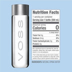 VOSS Premium Still Bottled Natural Water - BPA-Free - High Grade PET - Recyclable Plastic Bottles - Pure Drinking Water with Unique & Iconic Bottle Design - 12 Pack