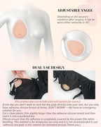 KUMIHO Fake Boobs Silicone Breast Forms for Crossdressers Transgender Cosplay Silicone Breast Female Mastectomy Prosthesis