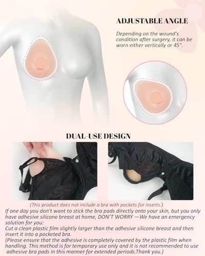 KUMIHO Fake Boobs Silicone Breast Forms for Crossdressers Transgender Cosplay Silicone Breast Female Mastectomy Prosthesis
