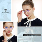 ATTCL Unisex Blue Light Blocking Glasses Eyeglasses Frame Anti Blue Ray Computer Game Glasses