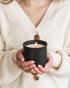 Desert Eclipse Scented Candle | Cardamom, Orange Peel, Sea Salt & Amber | 10 oz Hand-Poured Coconut Apricot Wax | 45+ Hour Clean Burn | Modern Luxury Home Fragrance
