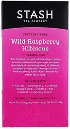 Stash Tea Tea Wild Raspberry Hibiscus 20 Tea Bags