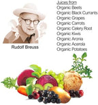 Biotta Organic Breuss Balance Juice - 100% Vegetable Juice for Energy, Immunity & Wellness - Excellent Source of Nutrients - All Natural, Non-GMO, Gluten-Free (16.9 Fl Oz, Pack of 6)