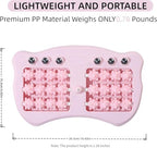 Foot Massage Roller, Portable Reflexology Massager for Relieve Pain from Plantar Fasciitis and Improved Circulation,Three Massage Techniques for Relax Muscles Suitable for Home Office Use (Pink)