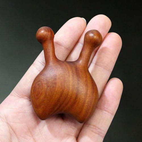 Beaupretty Nose Massager Tool Wooden Face Acupoint Scraper Small Portable Nose Scraping Massager for Home Use and Facial Relaxation