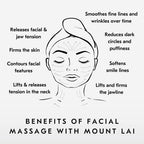 Mount Lai Obsidian Gua Sha Facial Tools, Black Obsidian Gua Sha Facial Tools Set and Roller, Guasha Tool for Face to Relieve Muscle Tension and Reduce Puffiness, Anti Aging Skin Care Sets for Women