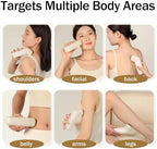 Bian Stone Moxibustion Stick - Handheld Gua Sha Tool for Facial & Full Body, Multi-Functional Massage Instrument Home Spa Wellness Gift Set（Comes with Essential Oils and Moxa Sticks）