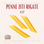 DIVELLA Penne Rigate #27, 16 Oz. (Pack of 20) - Authentic Italian Pasta Made with Durum Wheat Semolina, Perfect 'Al Dente' Texture for Every Dish