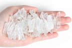 YATOJUZI 1LB Clear Quartz Crystal Points 1.2"-2" Bulk Natural Irregular Polished Stones Wands Gemstones Wholesale Reiki Energy Balancing Chakra Crystals Stone for DIY Handmade Meditation Divination