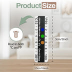 One Step Urine Temperature Test Strips, 100 x Stick on Adhesive Thermometer Strips for Urine Collection Bottles, Visual Display Measurement Range of 32°C-38° or 90°F-100°F