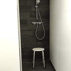 Drive Devilbiss Medical Adjustable Shower Stool, White